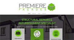 Desktop Screenshot of premierefacades.com